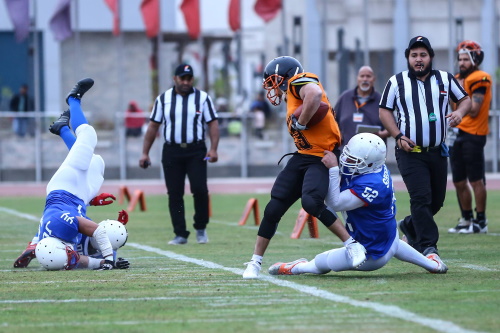 Die Cairo Tigers spielen gegen die Cairo Warriors