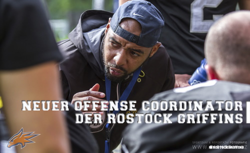 Emanuel Lewis wird Offense Coordinator bei den Rostock Griffins