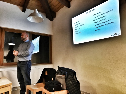Olaf Wehrheim von Mindlane unterstützt die Bad Homburg Sentinels