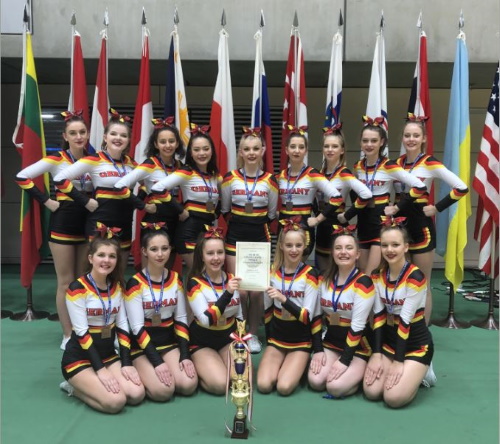 Die Cheerleader Miisy Maniacs der Elmshorn Fighting Pirates wurden Dritte bei der WM in Japan.