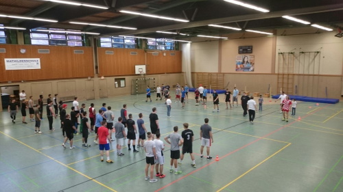 Hallen -Training der Rhein Main Rockets