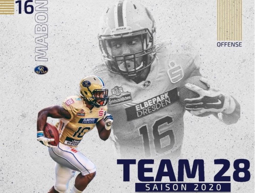 Der erfolgreichste GFL Receiver KeVonn Mabon bleibt bei den Dresden Monarchs