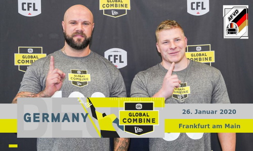 Sven Breidenbach und Niklas Liesen von den Cologne Crocodiles konnten sich beim CFL Combine in Frankfurt für Kanada qualifizieren