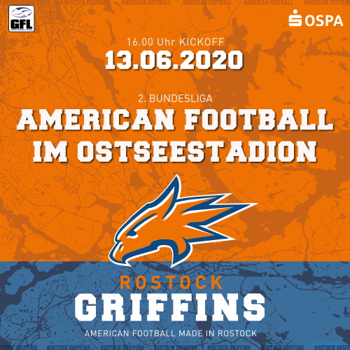 Aller guten Dinge sind drei – Griffins absolvieren erneut Spiel im Ostseestadion
