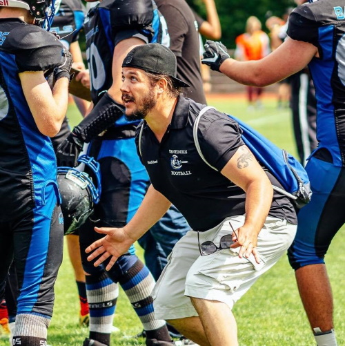 Eric Hoerl hat nach 5 Jahren als Jugendtrainer bei den Bad Homburg Sentinels aufgehört