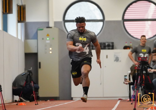 Justin Rodney von Frankfurt Universe wurden auch zum CFL Combine eingeladen