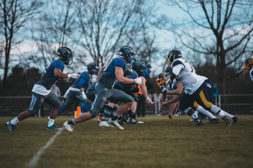 Die Wiesbaden Phantoms testen gegen die Bad Homburg Sentinels