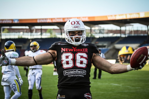 Nicolai Schumann, Widereceiver der New Yorker Lions Braunschweig