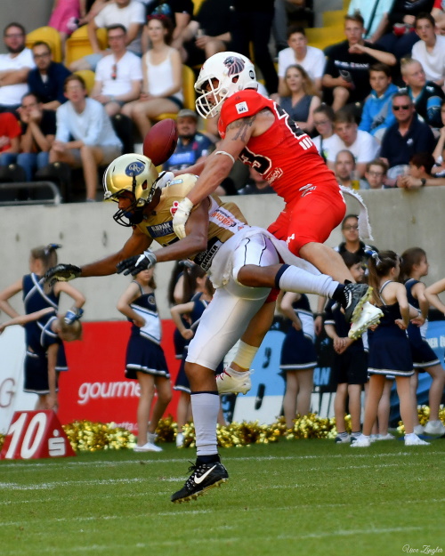 Defense Backs der New Yorker Lions Braunschweig