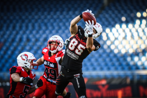 Widerceiver der New Yorker Lions Braunschweig