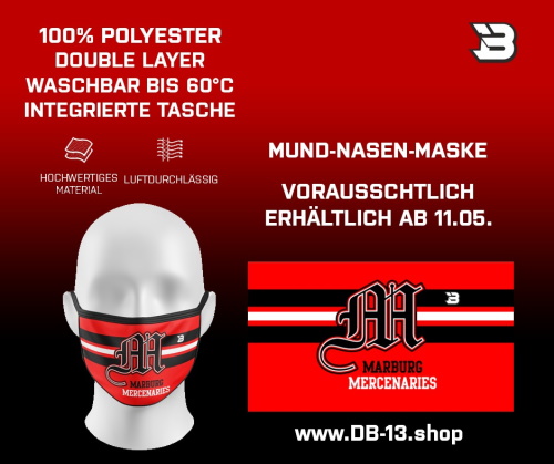 Mercenaries Mund-Nasen-Schutz Maske