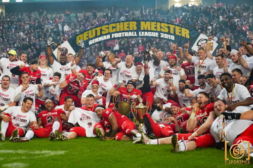 German Bowl Champions 2019 New Yorker Lions Braunschweig