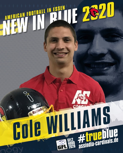 Cole Williams verstärkt als Trainer die Assindia Cardinals