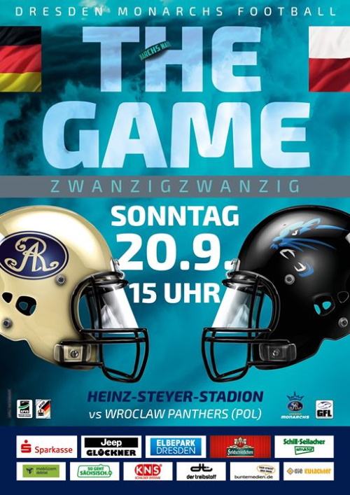 Dresden Monarchs veranstalten THe Game gegen die Wroclaw Panthers