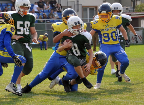 Schwäbisch Hall Unicorns U13 gewinnen gegen die Wiesbaden Phantoms