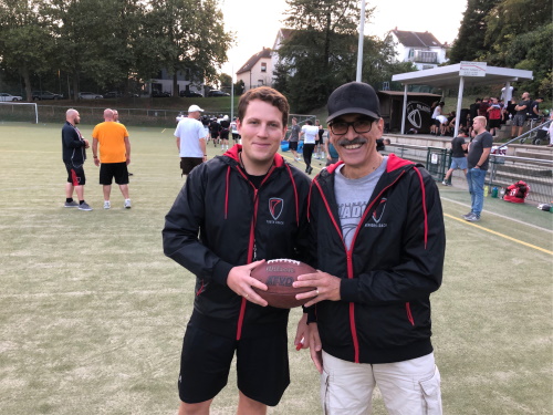 Markus Blessmann und Michael Tiedge von den Solingen Paladins
