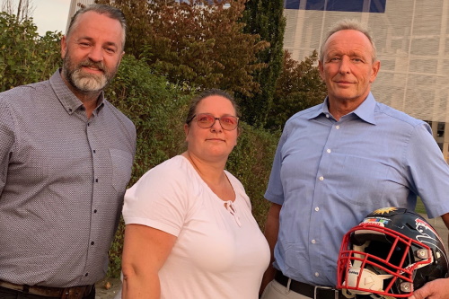 Neuer Vorstand der Düsseldorf Panther v.l.n.r. Ralf Gottschling, Nicole Janning und Willi Sauer