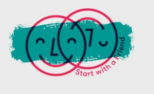 Start with a friend Logo