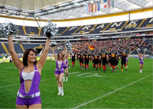 Deutsche American Football Nationalmannschaft 2010 in Frankfurt