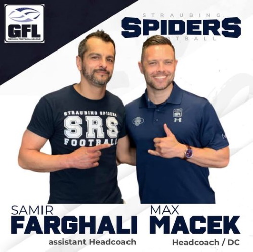 Samir Farghali und Max Macek von den Straubing Spiders