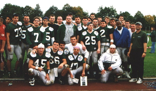 Schwäbisch Hall Unicorns im Aufstiegsjahr 2000
