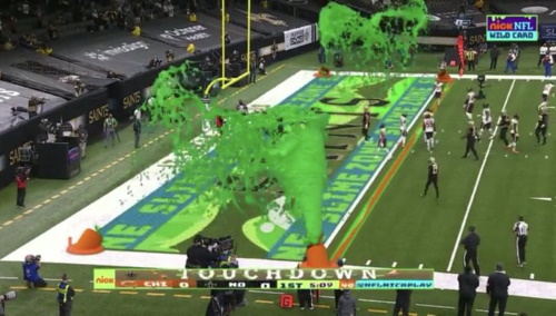 NFL auf Nickelodeon, die Slimezone