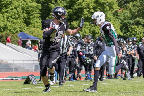 Nico Schwikal im Dress der Berlin Rebels
