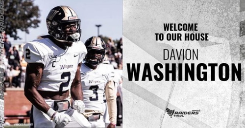 Davion Washington Swarco Raiders Tirol