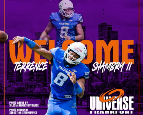 Terrence Shambry II wird neuer Quarterback von Frankfurt Universe