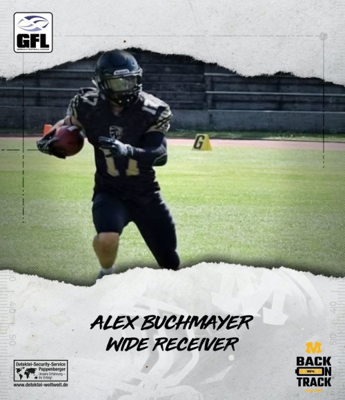 Alex Buchmayer fängt für die Munich Cowboys
