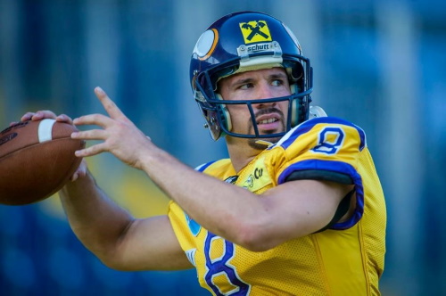 Quarterback Christoph "Gogo" Gross wurde in die AFBÖ Hall of Fame aufgenommen