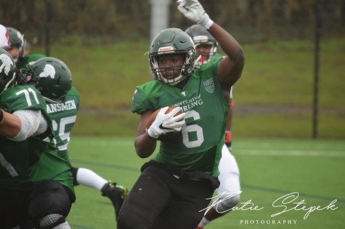 Runningback Emmanuel Abedi-Bawa geht zu den Lübeck Cougars