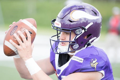 Quarterback Talent Nico Houda, Dacia Vikings
