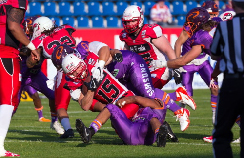 Stuttgart Scopions Runningback Giacomo De Pauli #15, Archivfoto