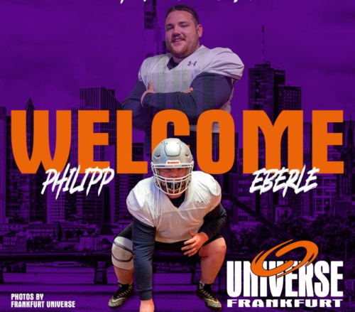 Philipp Eberle spielt für Frankfurt Universe
