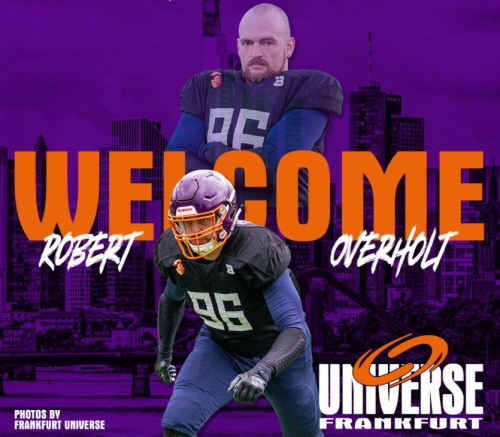 Robert Overholt geht zu Frankfurt Universe
