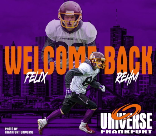 Felix Rehm wechselt von den Rüsselsheim Crusaders zu Frankfurt Universe