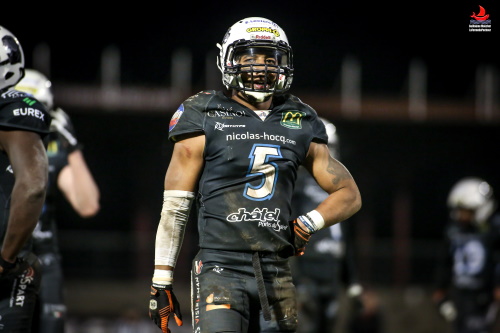 Exavier Edwards spielt für die New Yorker Lions Braunschweig