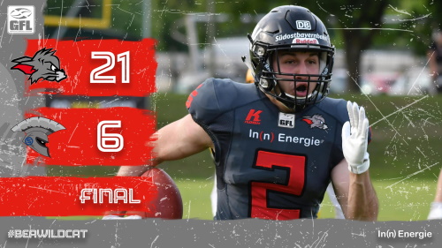 Kirchdorf Wildcats gewinnen bei den Bad Homburg Sentinels