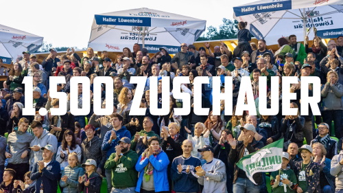 1500 Zuschauer bei den Unicorns erlaubt
