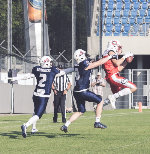 Nico Wiedmann fängt für die Scorpions gegen die Razorbacks