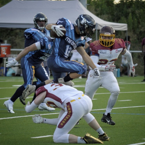 Weinheim Longhorns überrennen die Crusaders