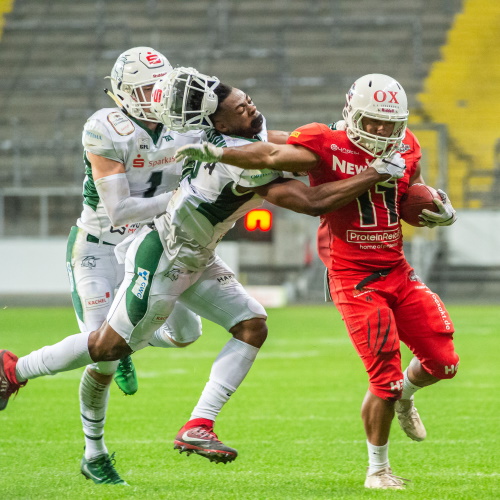 Szene aus German Bowl 2019 Unicorns vs. Lions