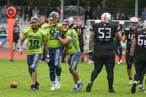 Anthony Clarke #18, Kevin Kocks #92 und Cole Wiliams #9