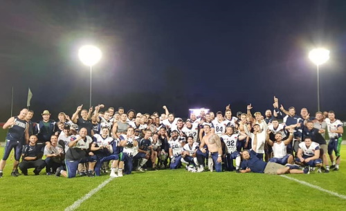 Straubing Spiders feiern Saisonabschluß und GFL Aufstieg