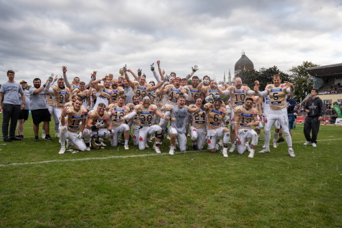 Dresden Monarchs feiern German Bowl Teilnahme