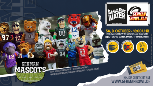 German Mascots beim German Bowl 2021