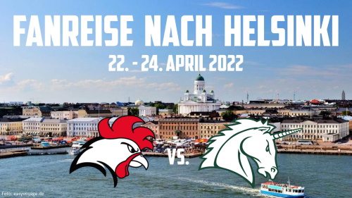 Unicorns Fanreise nach Helsinki