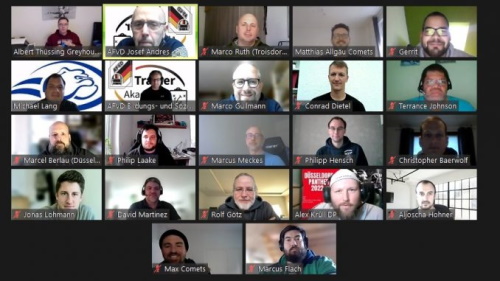 Screenshot Teilnehmer 30. Trainerlehrgang