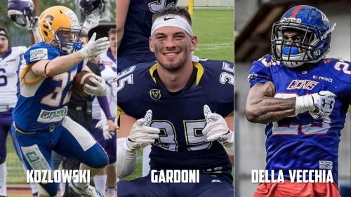 Lars Kozlowski, Raphael Gardoni und Guiseppe Della Vecchia